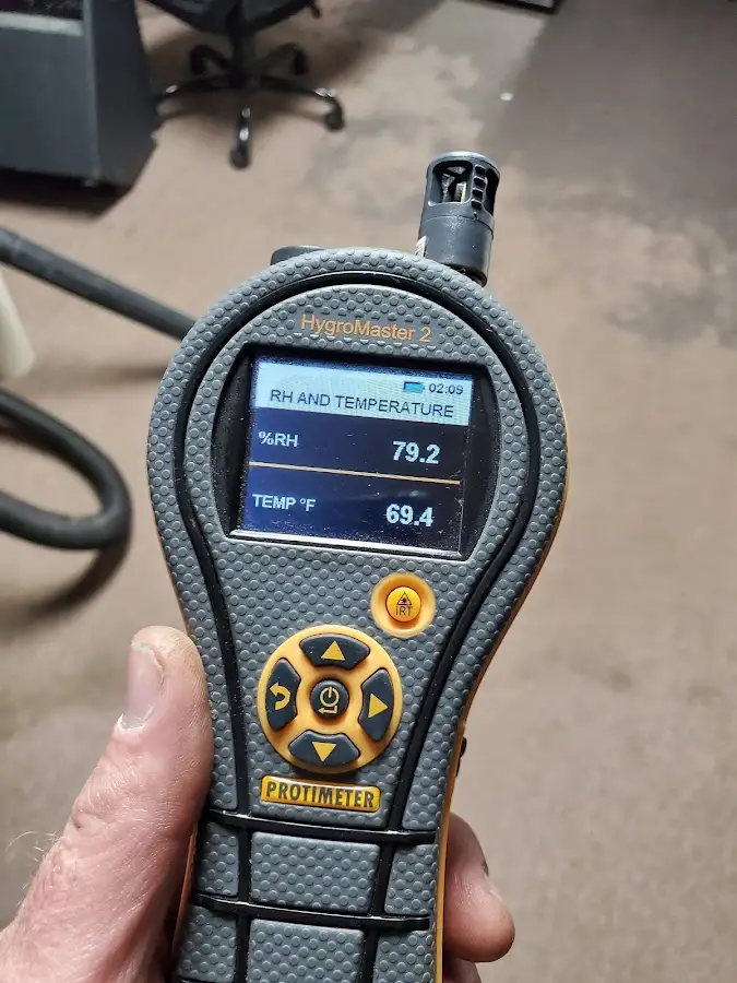 Moisture meter humidity assessment for Mold Remediation & Removal in South Whitehall